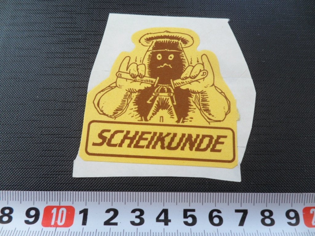 sticker Schoolsticker   Scheikunde, Ophalen of Verzenden, Zo goed als nieuw