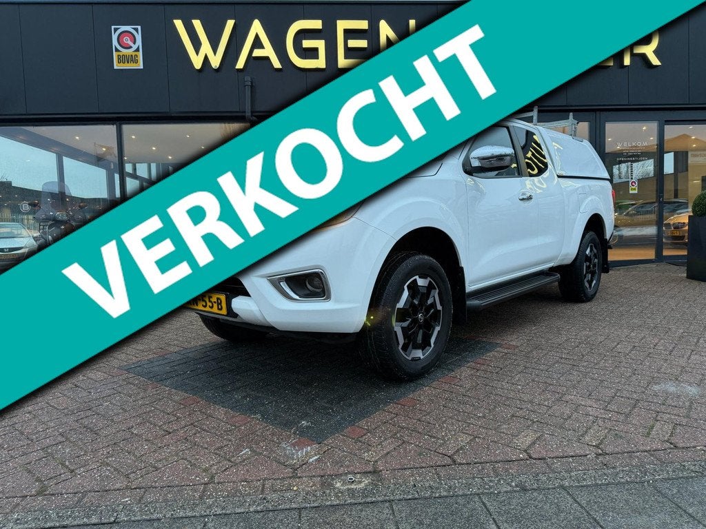 Nissan Navara 2.3 dCi N-Connecta King Cab NAVI|CAM|Cruis|NAP, Auto's, Nissan, Stof, Gebruikt, 4 cilinders, Bedrijf