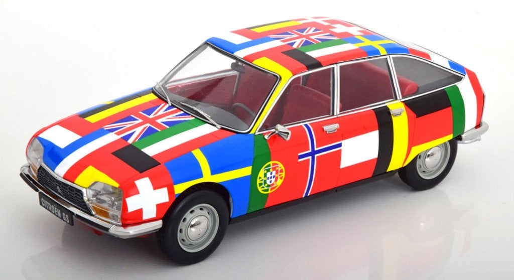Citroen GS 71 Auto v/h Jaar Flag 1/18 NOREV 181667 2e versie