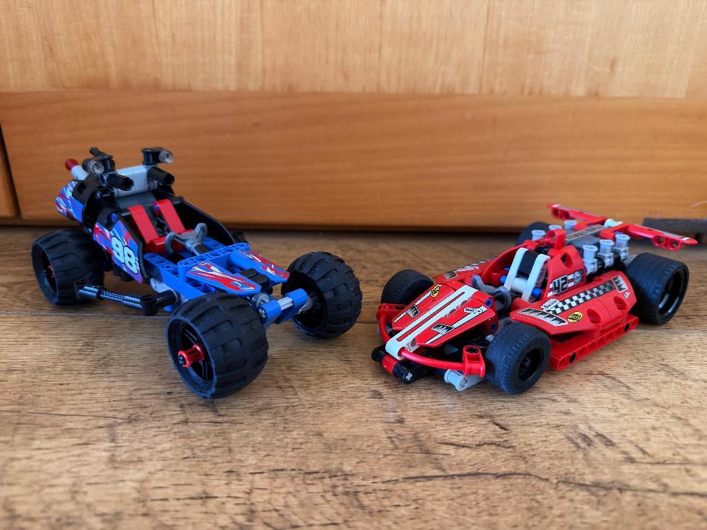 Off-Road Racer (42010) + Race Car (42011) LEGO TECHNIC, Compleet, Verzenden, Lego, Zo goed als nieuw