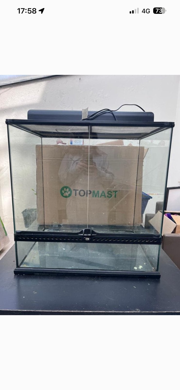 ExoTerra 60x45x60, Dieren en Toebehoren, Reptielen en Amfibieën | Toebehoren, Ophalen, Zo goed als nieuw, Terrarium of Paludarium