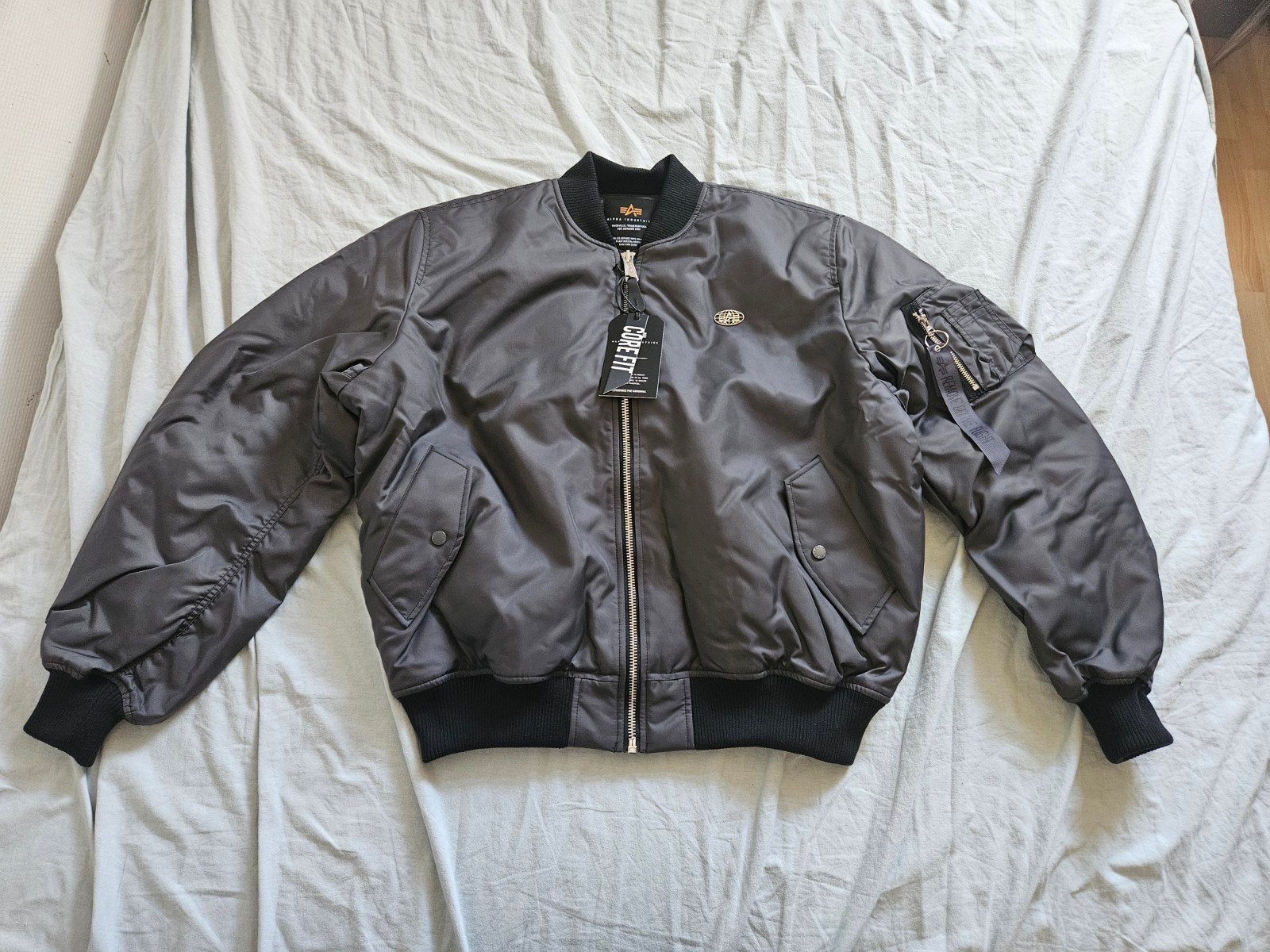Alpha Industries Bomber Jacket MA-1 maat XL, Alpha Industries, Ophalen of Verzenden, Grijs, Maat 56/58 (XL)