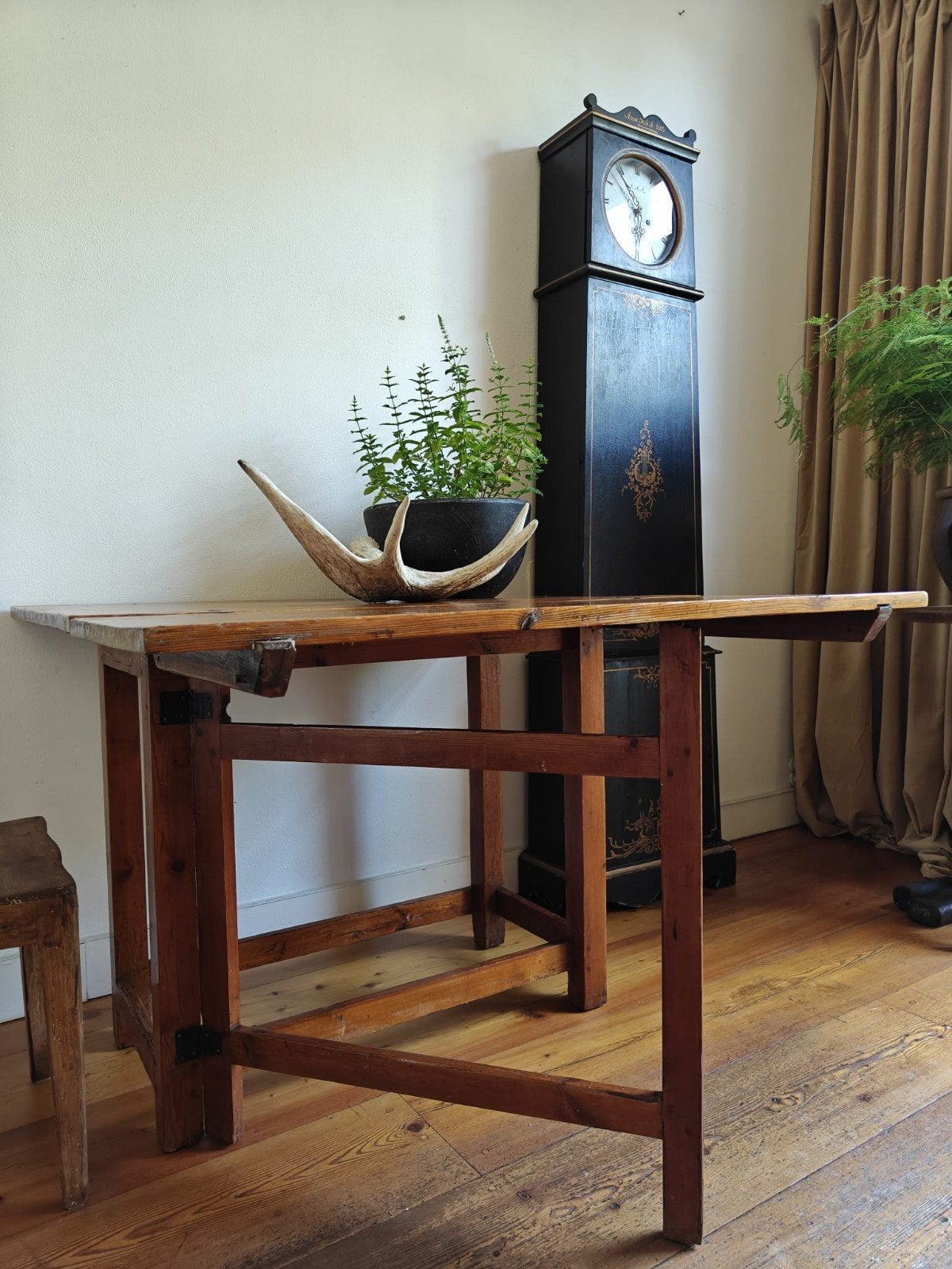 Antieke Zweedse klaptafel (slagbord)., Ophalen