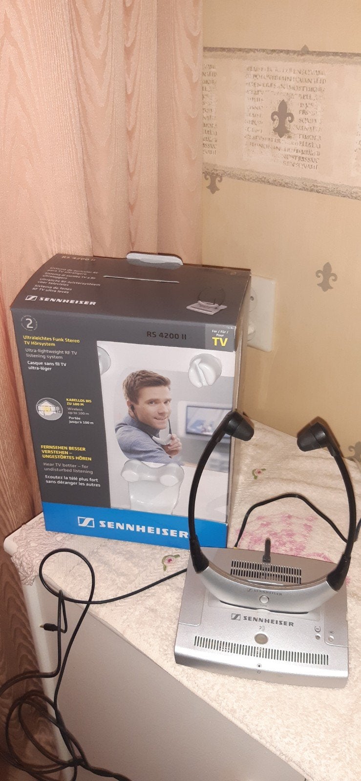 hooraperaat voor tv,voor slechhorende, Audio, Tv en Foto, Ophalen, Zo goed als nieuw, Sennheiser, Draadloos