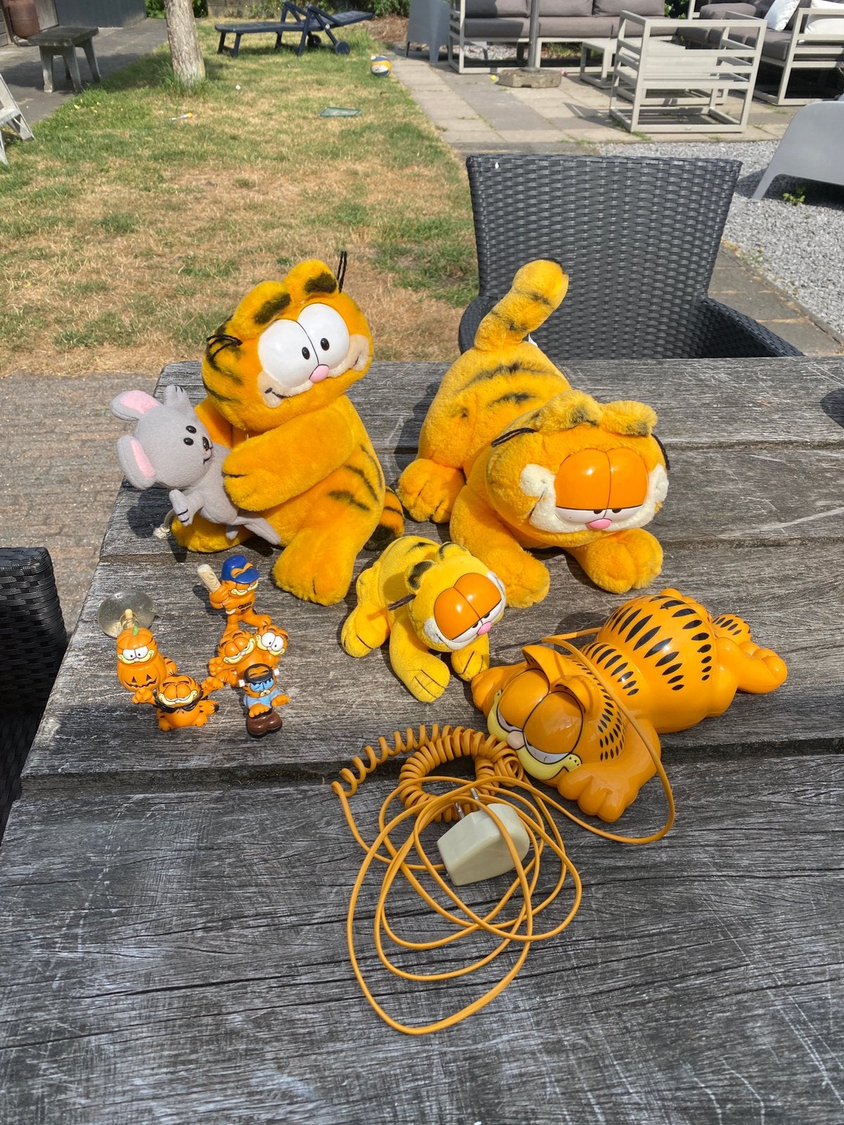 Garfield spulletjes. Waaronder een werkende telefoon., Ophalen of Verzenden, Overige figuren, Gebruiksvoorwerp