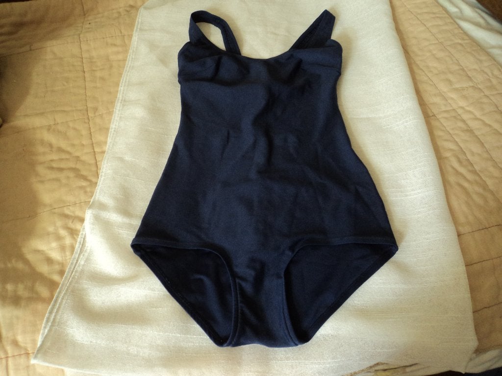 mooi  badpak, Ophalen of Verzenden, Zo goed als nieuw, Blauw, Badpak