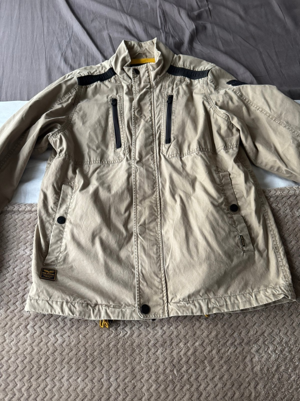 Heren zomerjas, Ophalen, Zo goed als nieuw, Maat 56/58 (XL), Beige