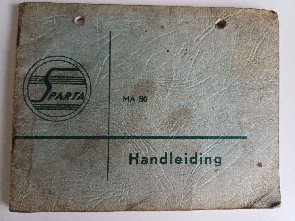 Originele handleiding Sparta MA 50 verpleegster bromfiets, Fietsen en Brommers, Brommeronderdelen | Oldtimers, Ophalen of Verzenden