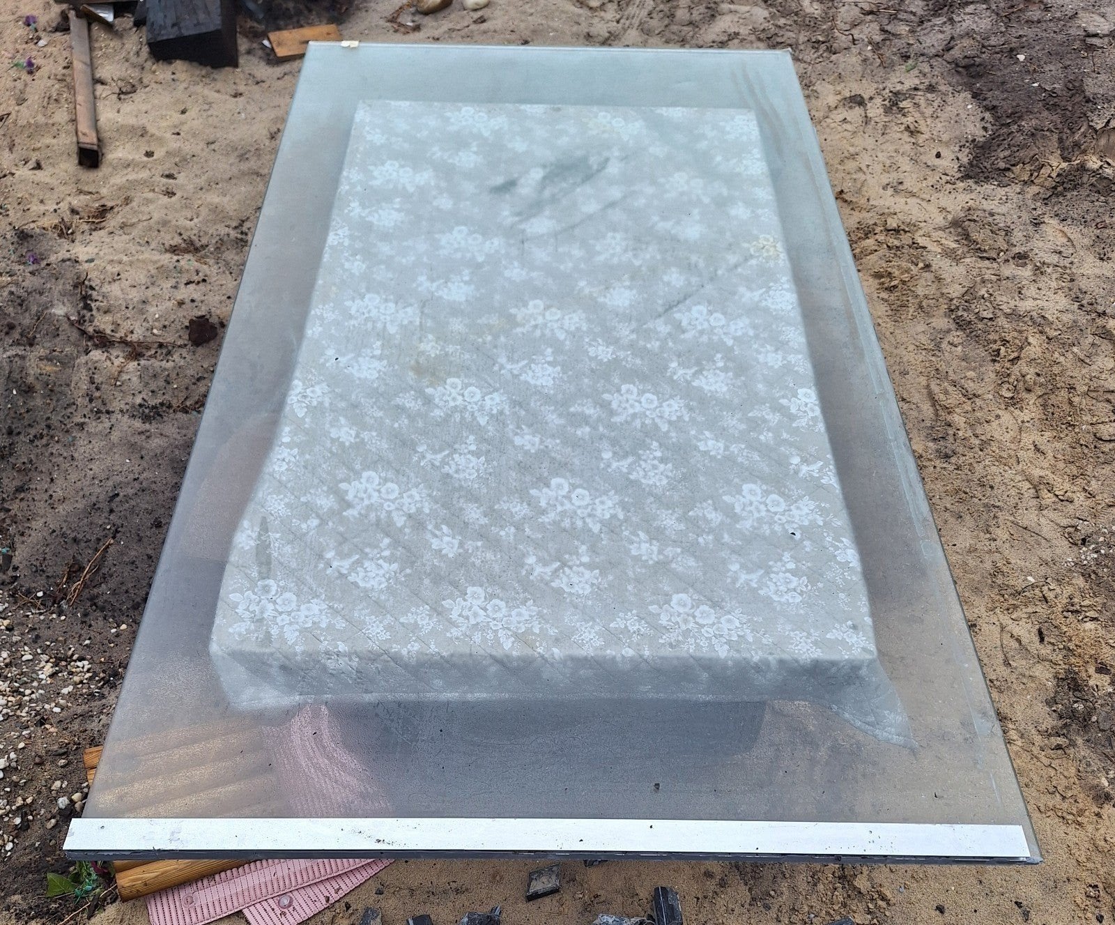 Glazen douchewand 110 x 210, Ophalen of Verzenden, Zo goed als nieuw