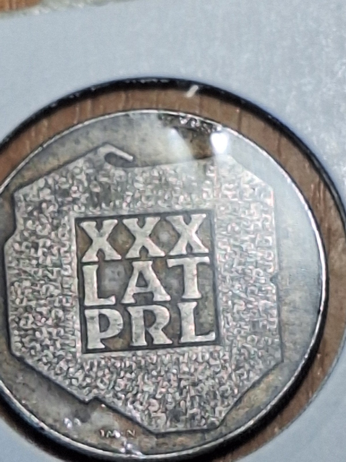 POLEN 200 zlotych 1974, XXX lat, zilver  (#152), Ophalen of Verzenden, Polen, Losse munt, Zilver
