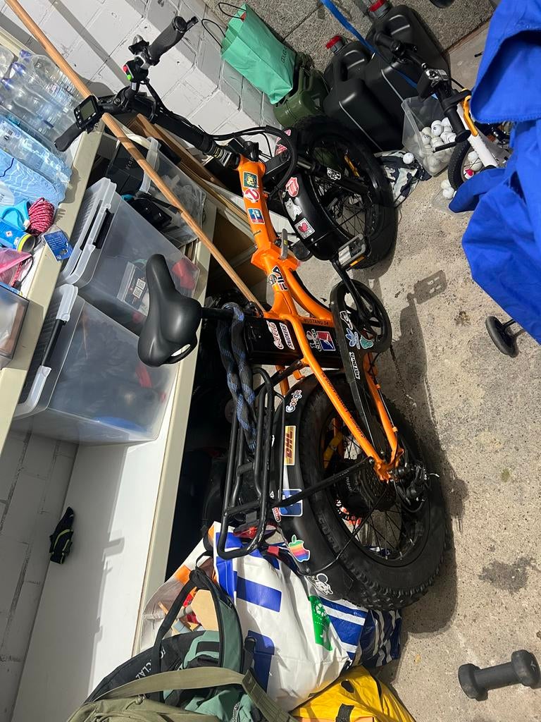 Elektrische vouwfiets Lacros Mustang M500 Fat Bike, Gebruikt, Minder dan 47 cm, 30 tot 50 km per accu, Ophalen