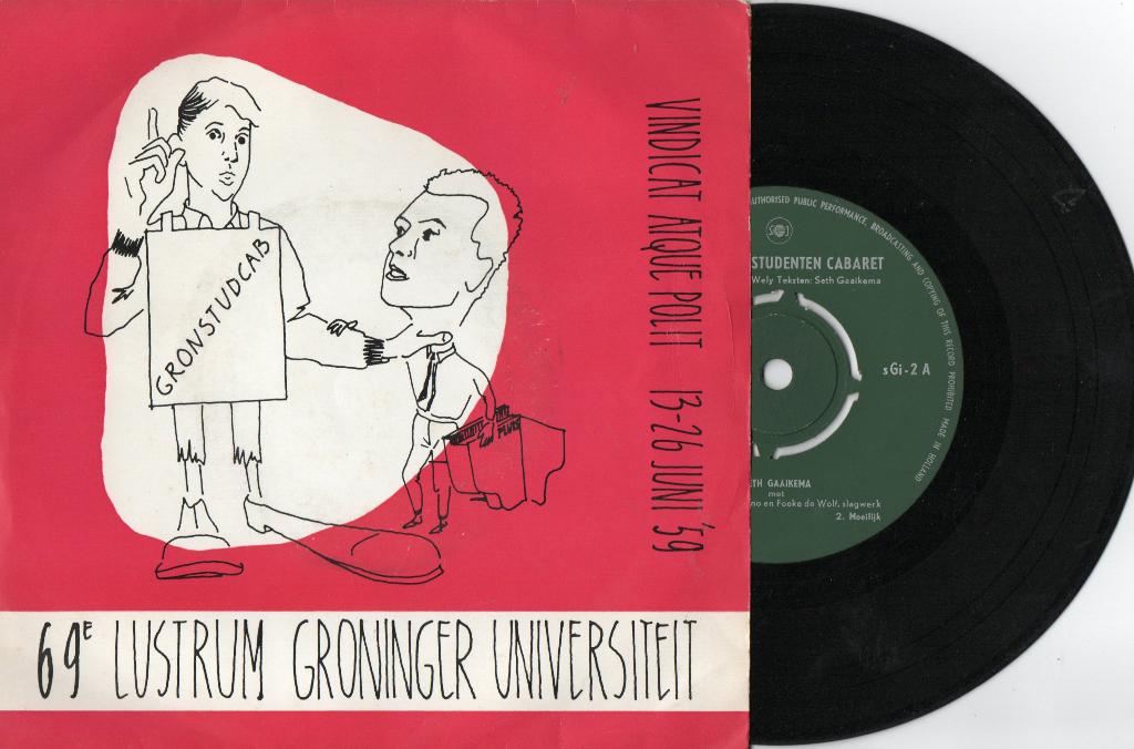 Gronstudcab – 69e Lustrum Groninger Universiteit, Ophalen of Verzenden, Zo goed als nieuw, 7 inch, Overige genres