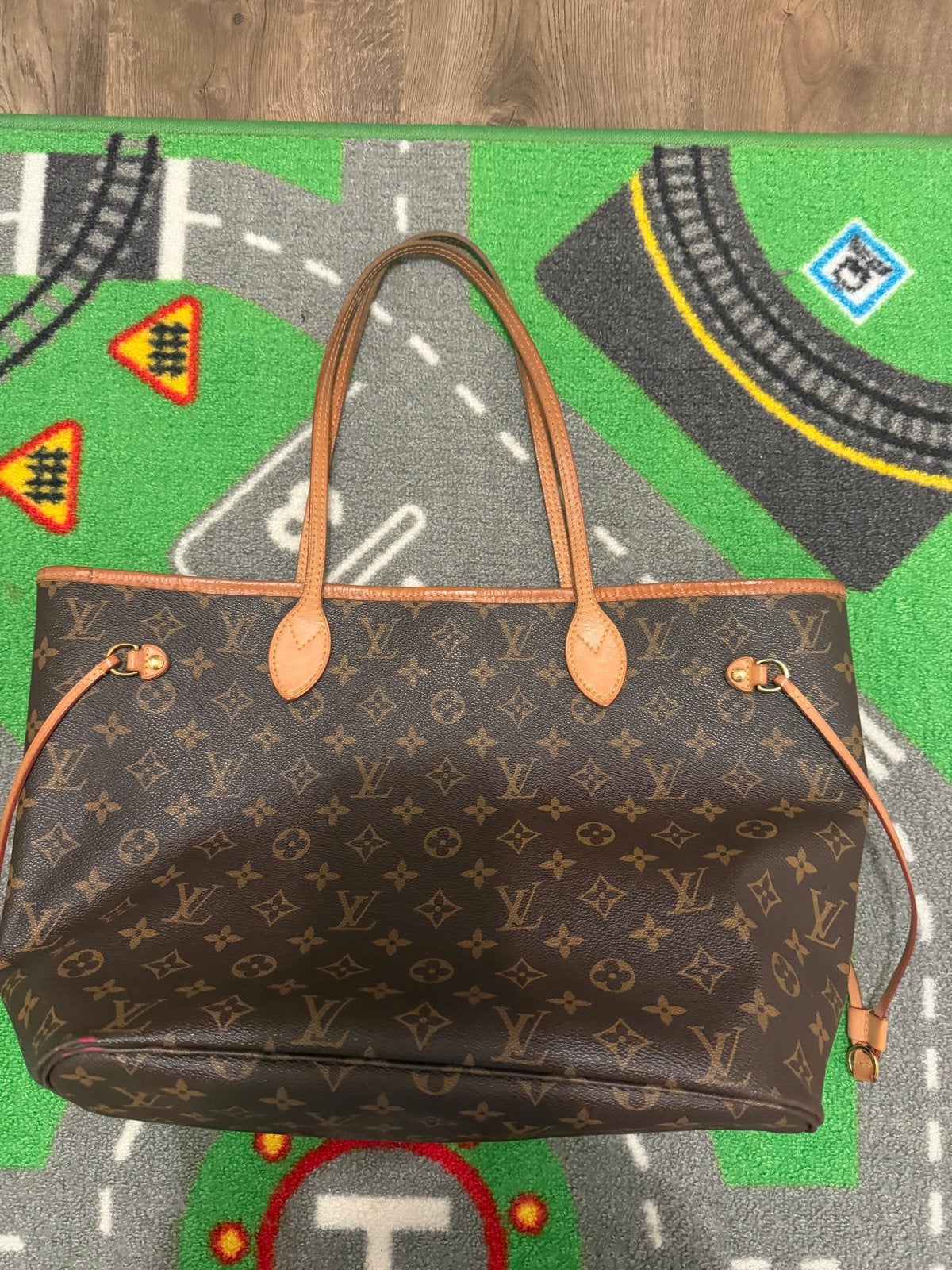 Louis Vuitton Neverfull MM Monogram, Sieraden, Tassen en Uiterlijk, Ophalen of Verzenden, Gebruikt, Bruin, Shopper