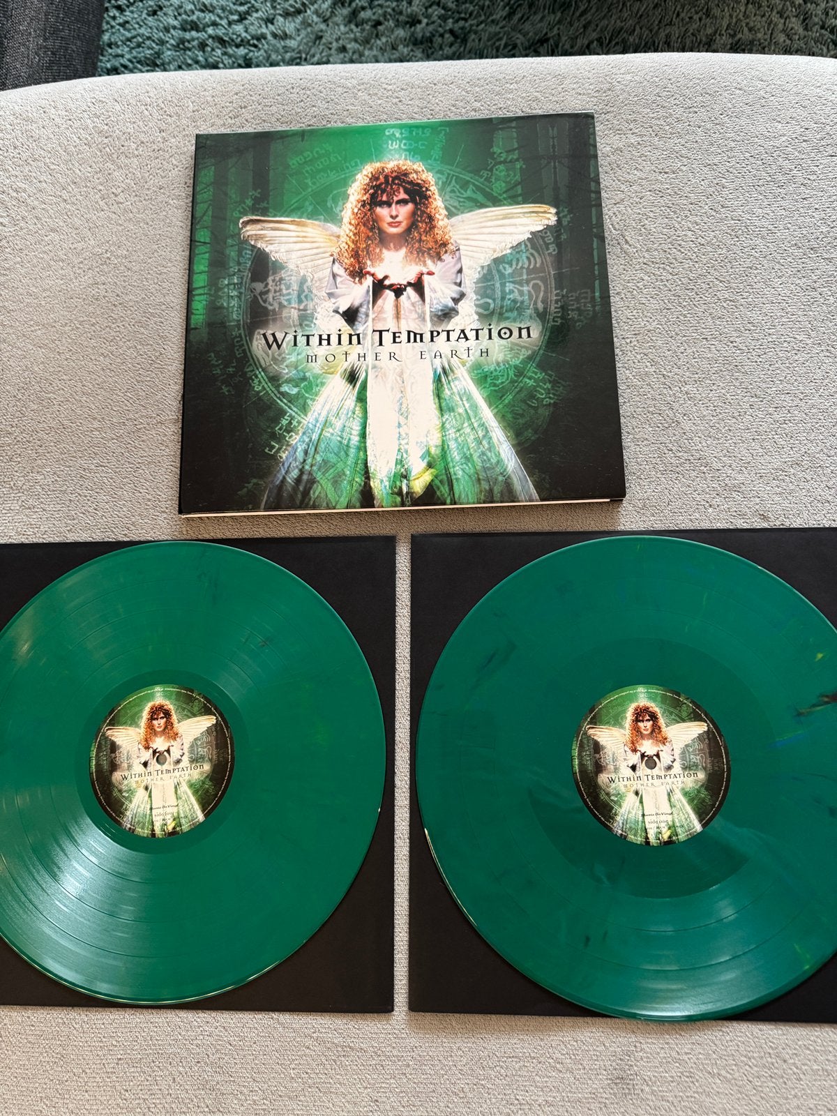 Within Temptation - Mother Earth 2LP green, Ophalen of Verzenden, Zo goed als nieuw