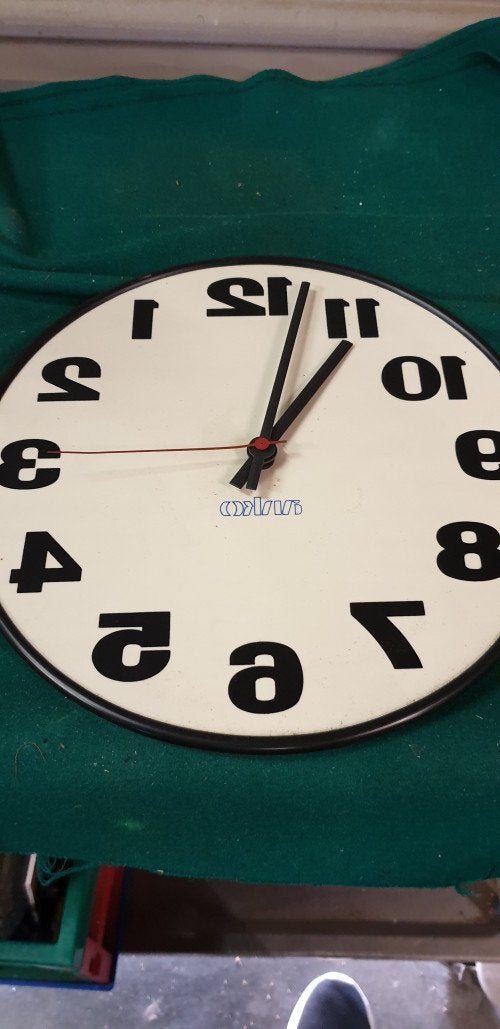 wandklok aviko spiegel klok, Ophalen of Verzenden, 'T Olde Gre-j, Info@toldegrej.nl, Endepoelstraat 20f Didam