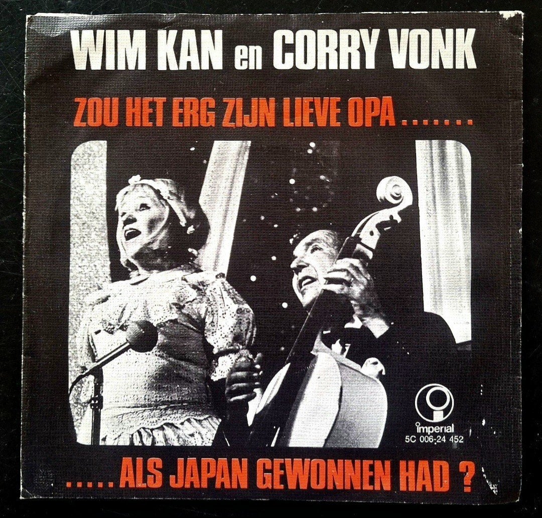 7"/SINGLE  WIM KAN & CORRY VONK-Zou Het Erg Zijn Lieve Opa, Cd's en Dvd's, Vinyl Singles, Ophalen of Verzenden, Gebruikt, Nederlandstalig