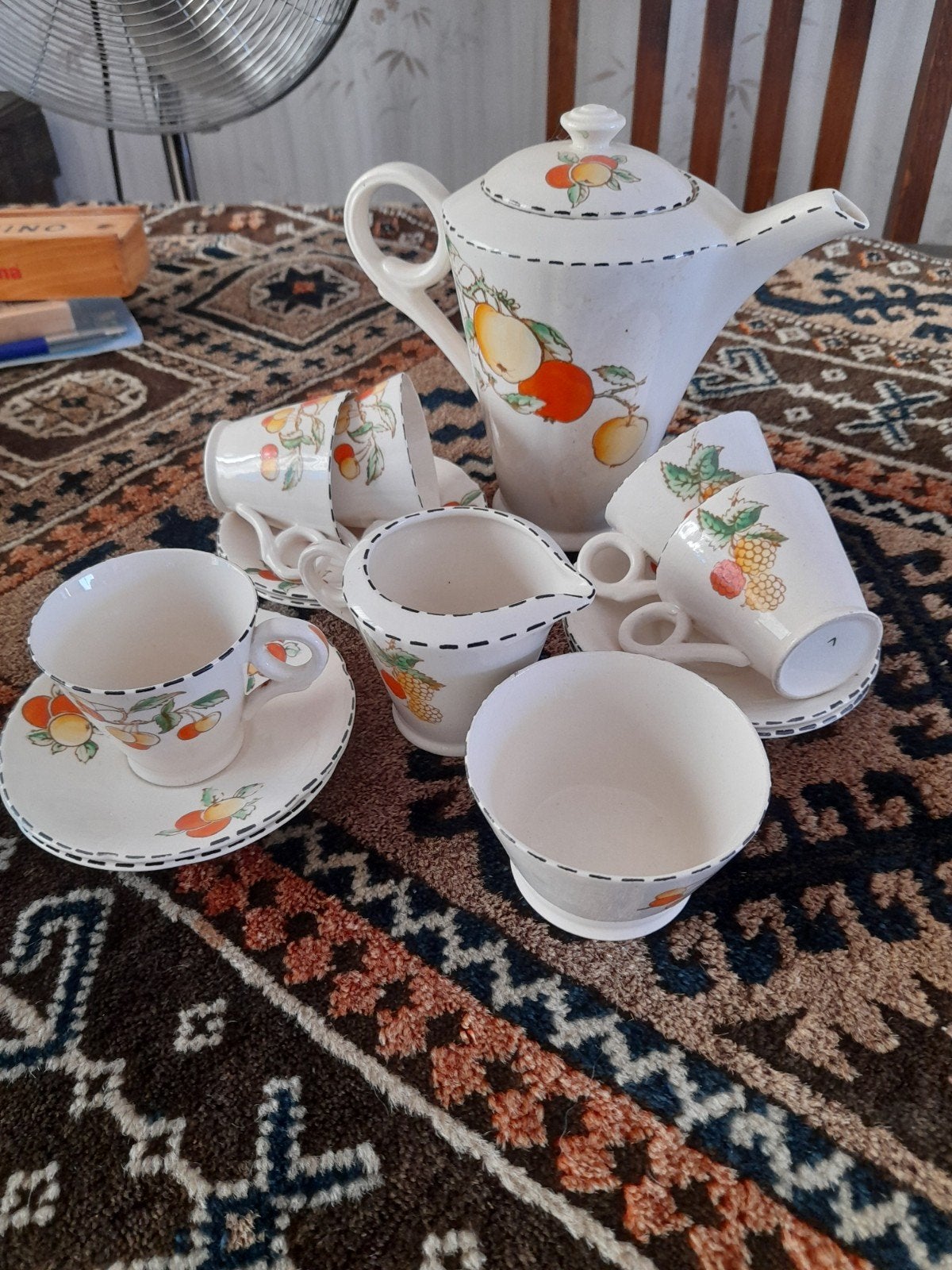 Vintage T.G. Green & Co. 'Fruit' theeservies - 1930s, Ophalen