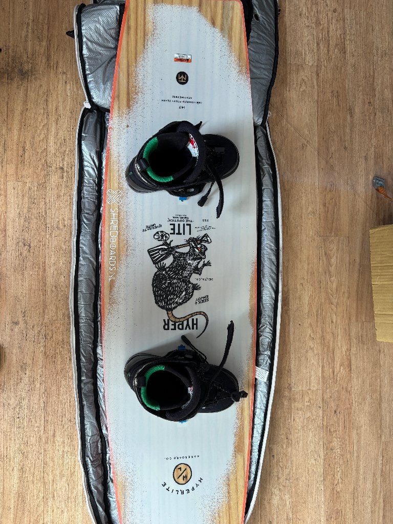 Wakeboard complete hobby, Ophalen, Gebruikt, Board en Schoenen
