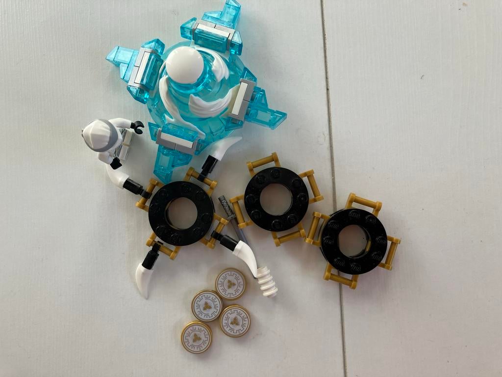 Lego Ninjago 70661 Spinjitzu Zane met shurikens, Ophalen of Verzenden, Gebruikt