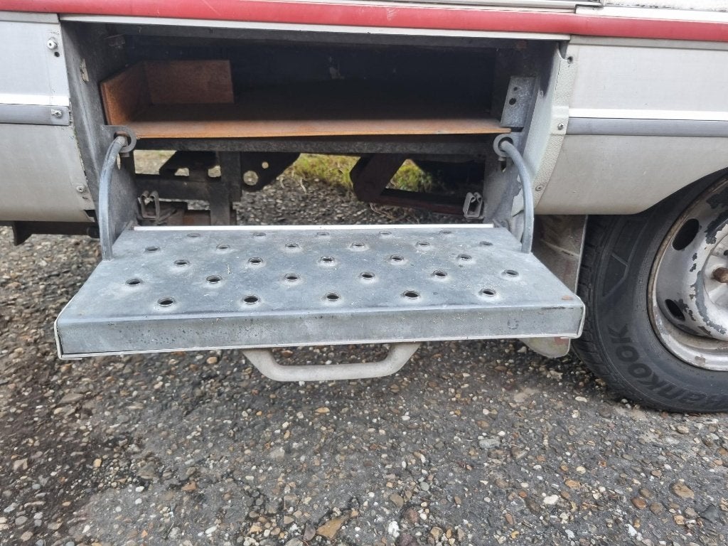 Camper treeplank opstap fiat ducato etc instap uitrektrede, Verzenden, Gebruikt