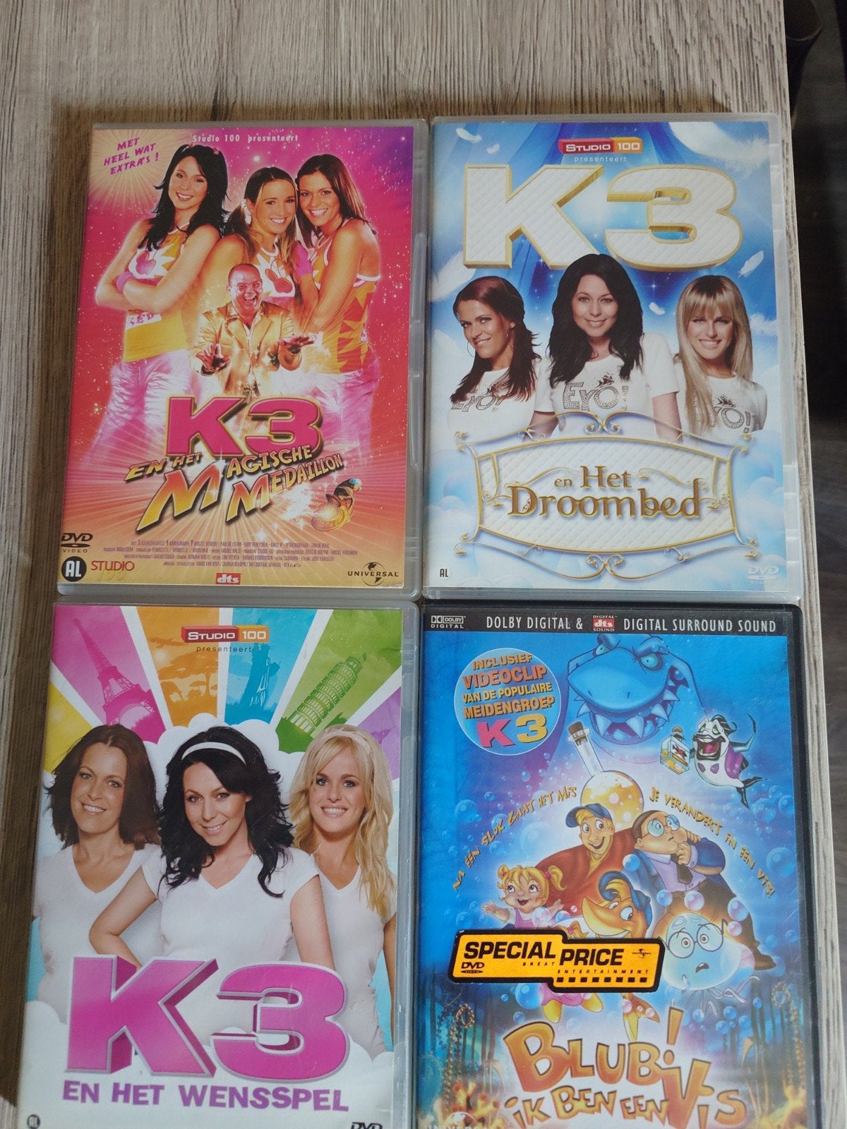 K3 8x DvDs, Alle leeftijden, Ophalen of Verzenden, Zo goed als nieuw