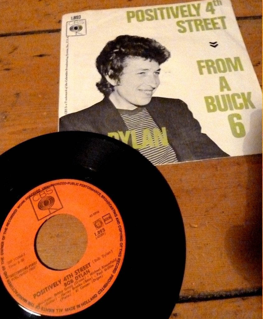 single Bob Dylan Positively 4th Street - Buick 6 - Holl -, Ophalen of Verzenden, Gebruikt, Pop
