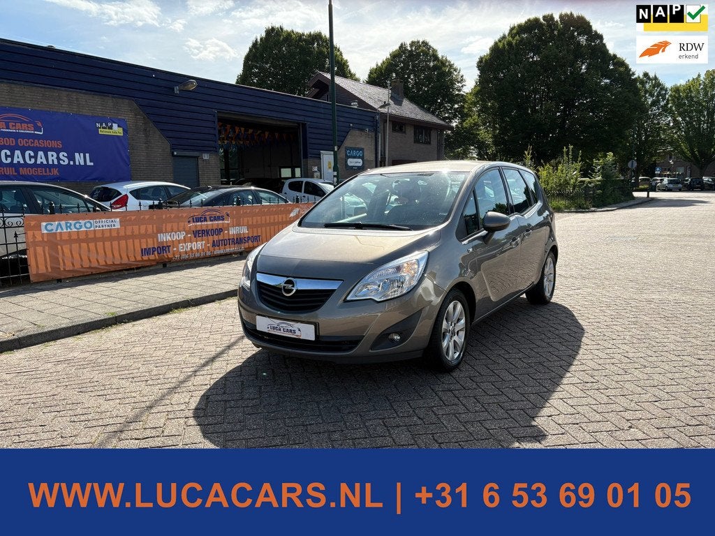 Opel Meriva 1.4 Turbo Edition, Auto's, Opel, Bedrijf, Te koop, Meriva, ABS, Airbags, Airconditioning, Bluetooth, Boordcomputer
