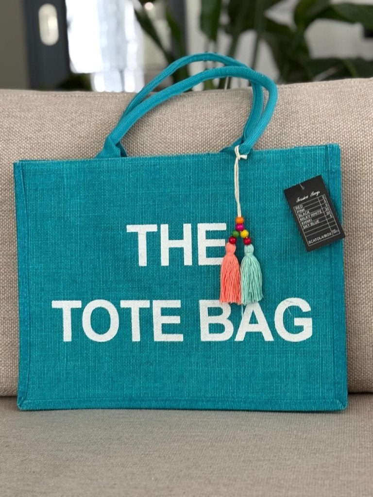Strandtas The Tote Bag in 5 kleuren, ruime tas. Sale !!, Ophalen of Verzenden, Nieuw, Overige kleuren, Shopper