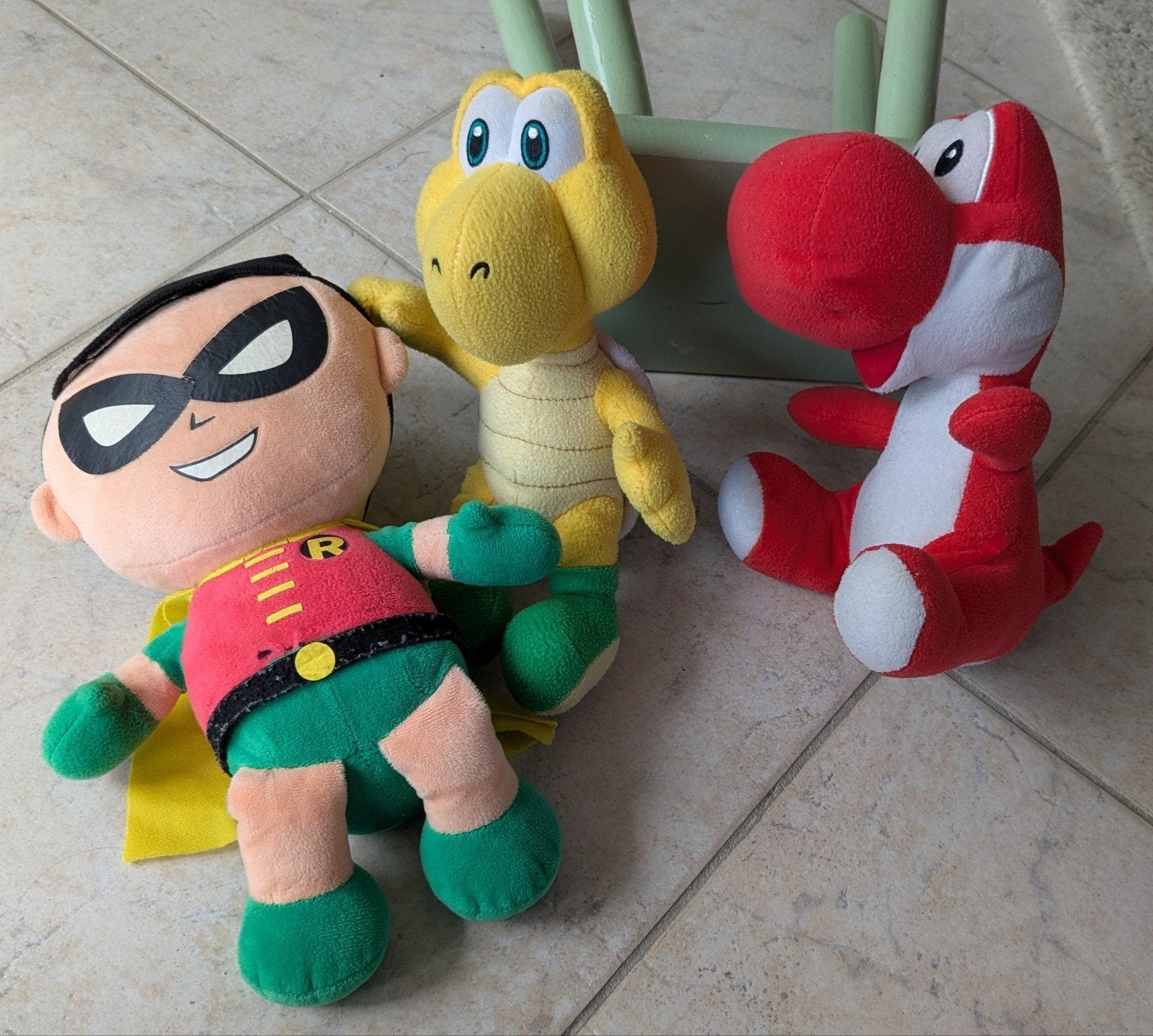 knuffels koopa troopa, Yoshi, Robin van teen titans, Ophalen, Gebruikt, Overige typen