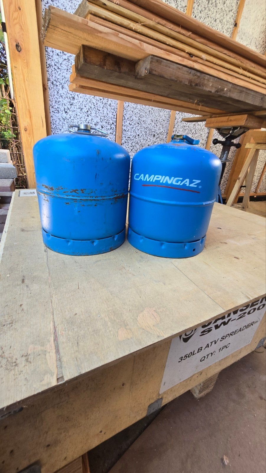 Campinggaz R907 gasflessen (leeg), Ophalen of Verzenden, Gebruikt