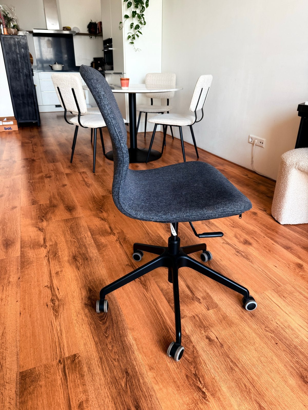 Ikea Langfjall bureaustoel donkergrijs