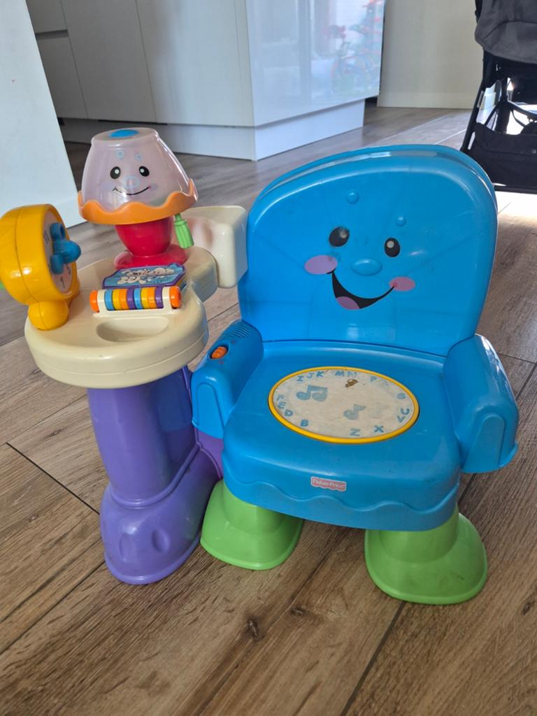 Fisher-Price Leerstoel met Licht en Geluid, Ophalen, Gebruikt, Speelset, Met licht