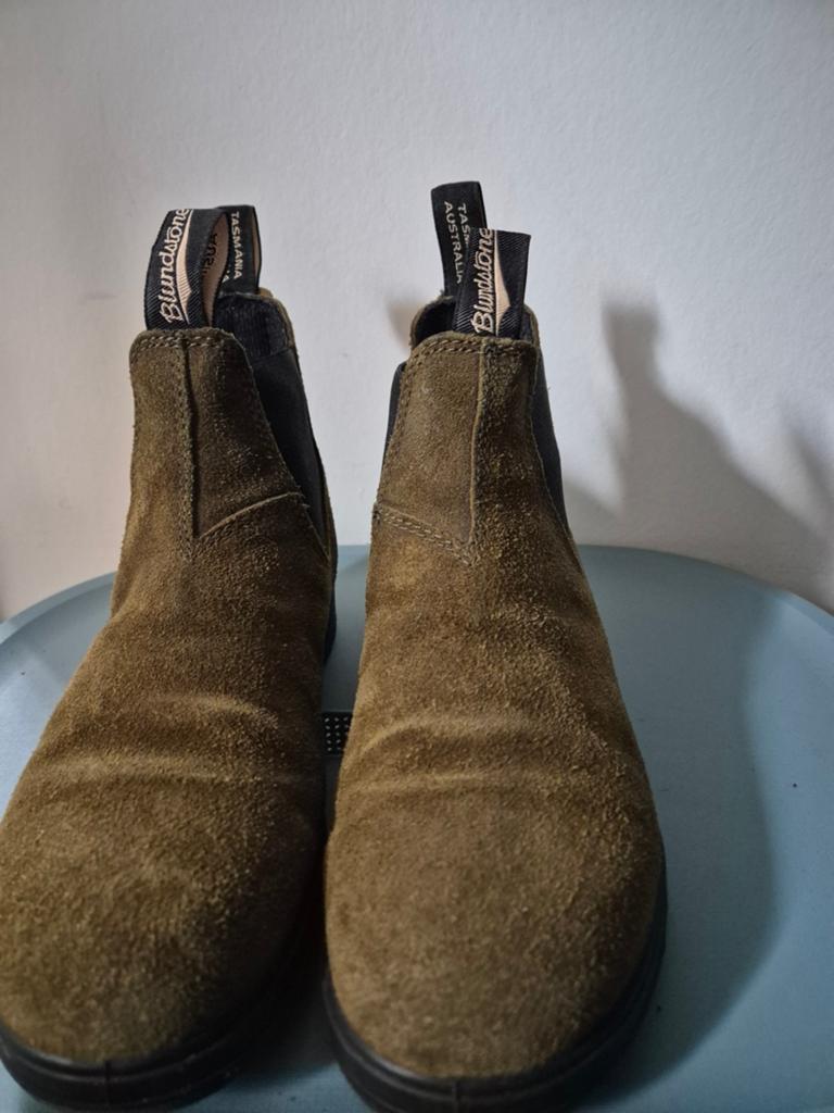 Blundstone Olijfgroen Suède Laarzen - Maat 38, Kleding | Dames, Schoenen, Lage of Enkellaarzen, Ophalen of Verzenden, Blundstone