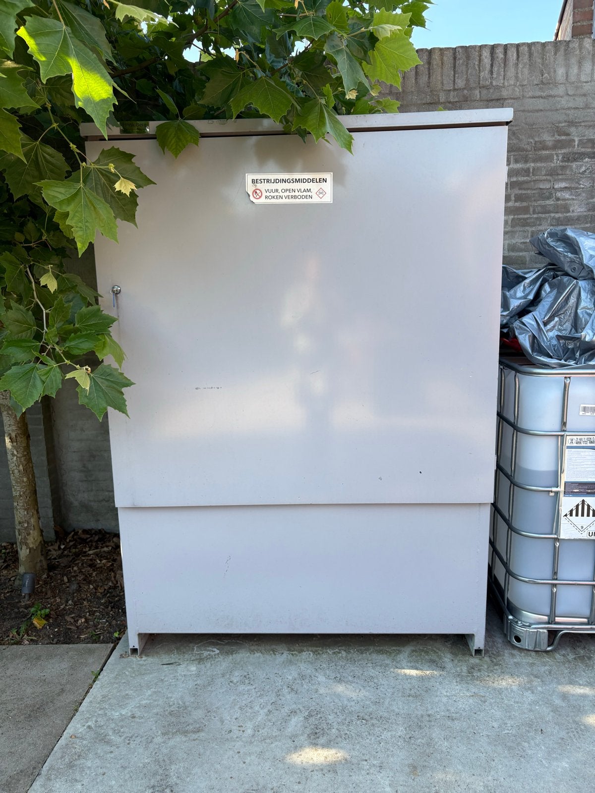 Frank Berg IBC Opslagkast - Gegalvaniseerd Staal, Ophalen