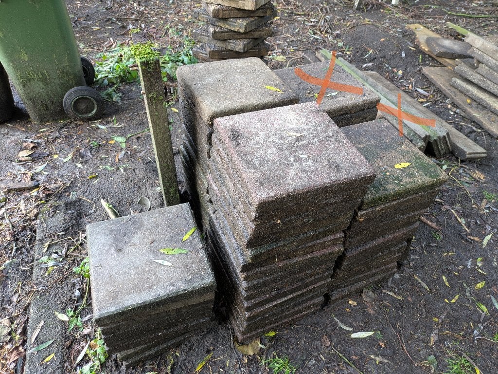 Gratis bestrating Valkenswaard, Ophalen, Gebruikt, Overige typen, 10 m² of meer
