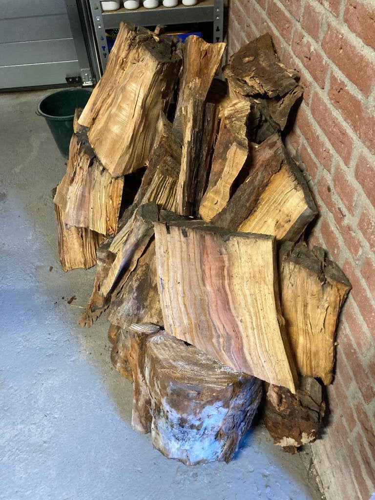 Stookhout, Tuin en Terras, Haardhout, Minder dan 3 m³, Ophalen, Overige houtsoorten, Blokken