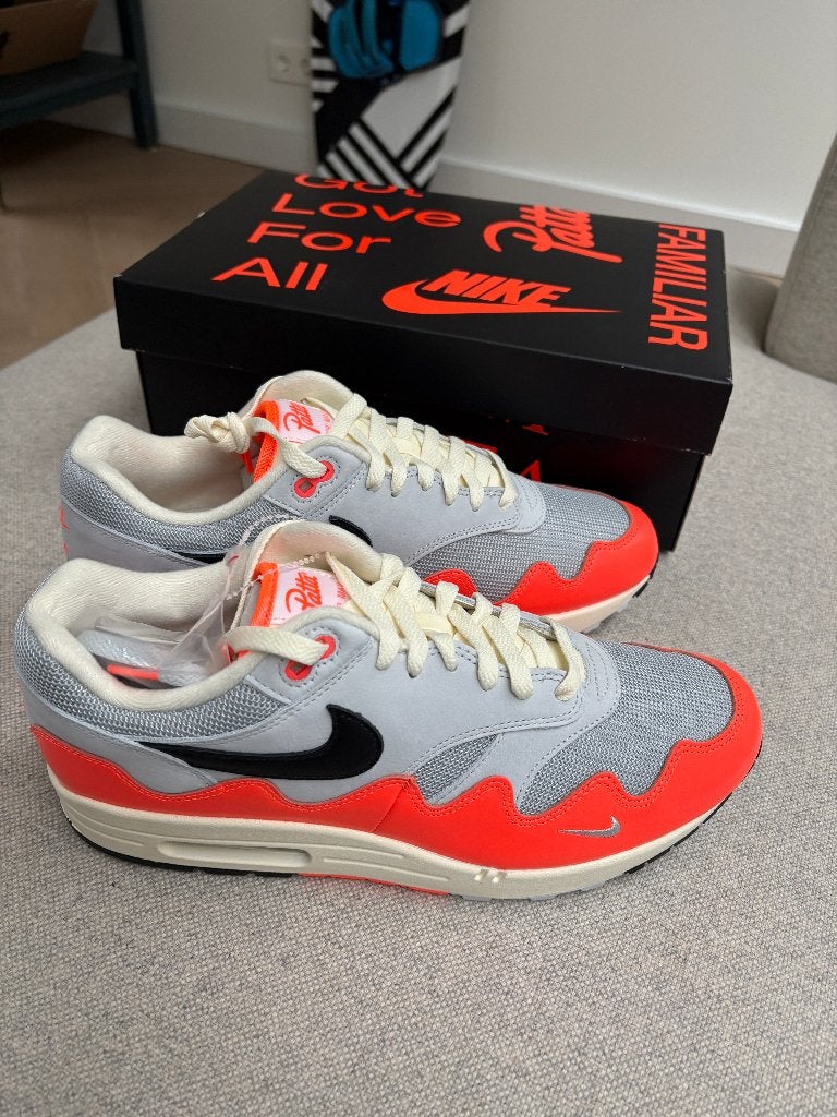 Nike Air Max 1 Patta Waves maat 45 - nieuw, Kleding | Heren, Schoenen, Overige kleuren, Nike, Nieuw, Ophalen of Verzenden