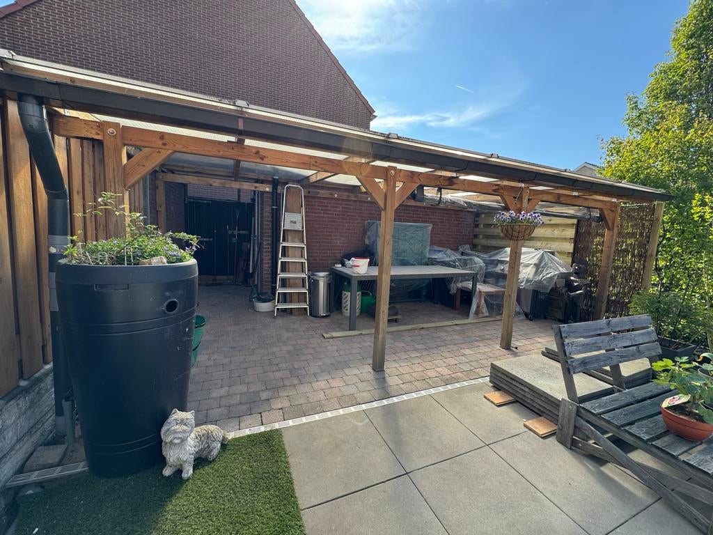 Houten overkapping met polycarbonaat dakplaten, Ophalen, Gebruikt, Overige typen