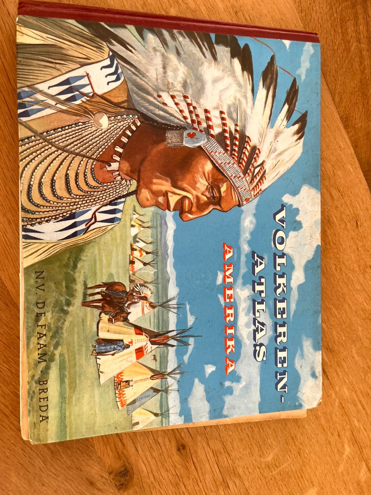 Oude Volkeren atlas Amerika, Boeken, Prentenboeken en Plaatjesalbums, Ophalen of Verzenden, Gelezen, Plaatjesalbum