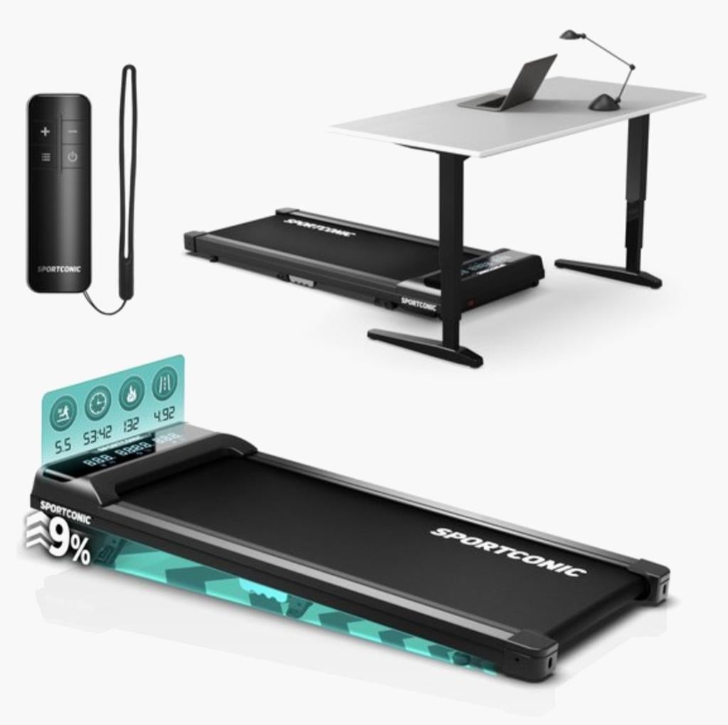 Sportclinics loopband 1-6km. Walking pad met helling functie, Sport en Fitness, Ophalen, Zo goed als nieuw, Buik, Loopband