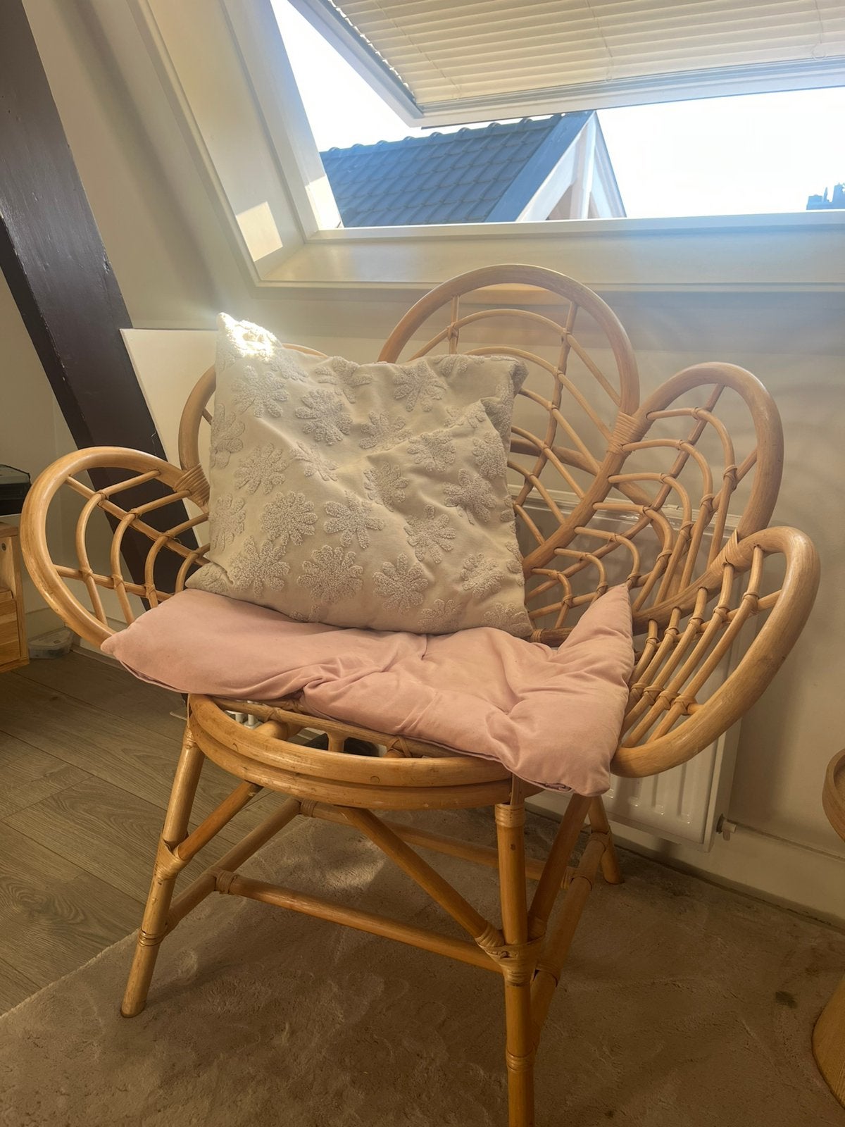Rotan stoel, Ophalen, Zo goed als nieuw, Bruin, Eén