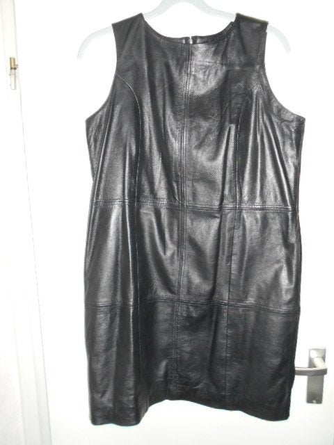 Leren jurk, Verzenden, Zwart, Maat 46/48 (XL) of groter, 3suisses