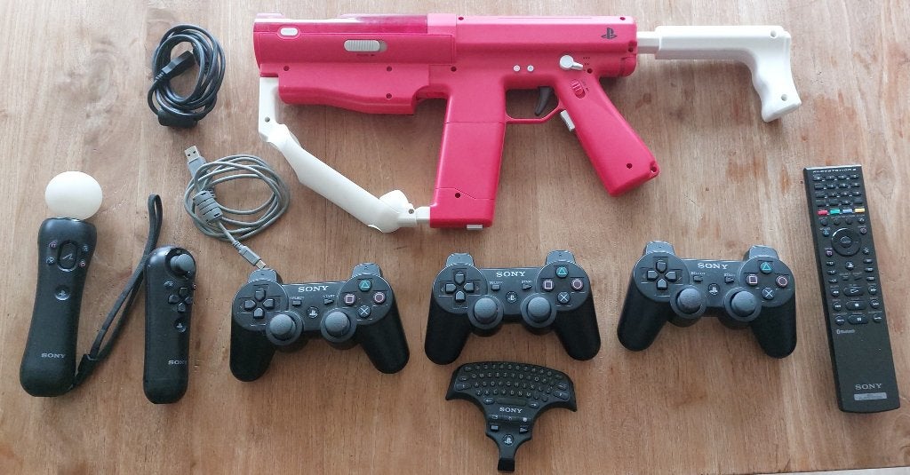 Playstation 3 met 3 controllers en move controllers, Ophalen, 500 GB, Met 3 controllers of meer, Slim