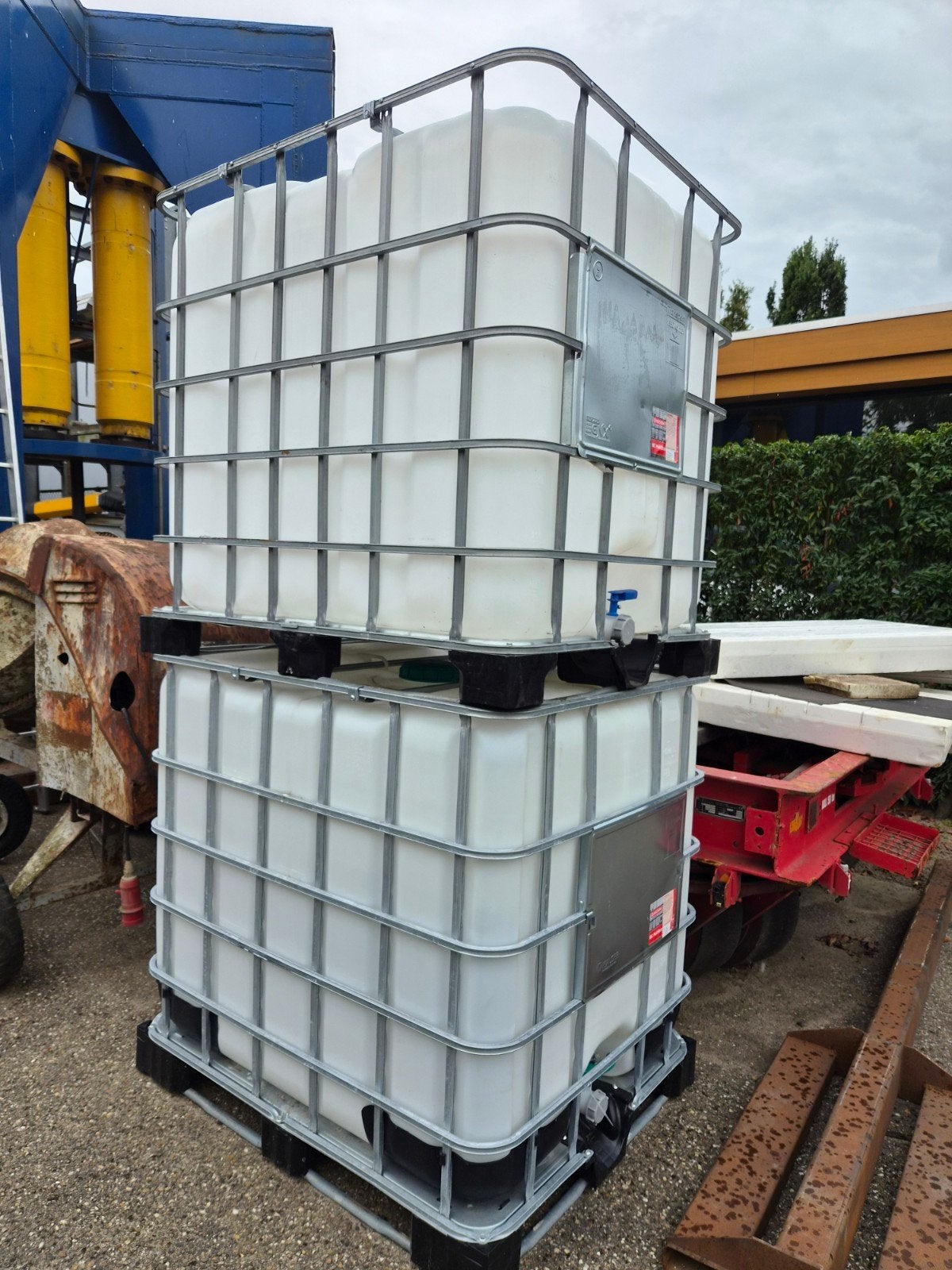 2x schone IBC, Ophalen, 100 cm of meer, 60 cm of meer, Nieuw