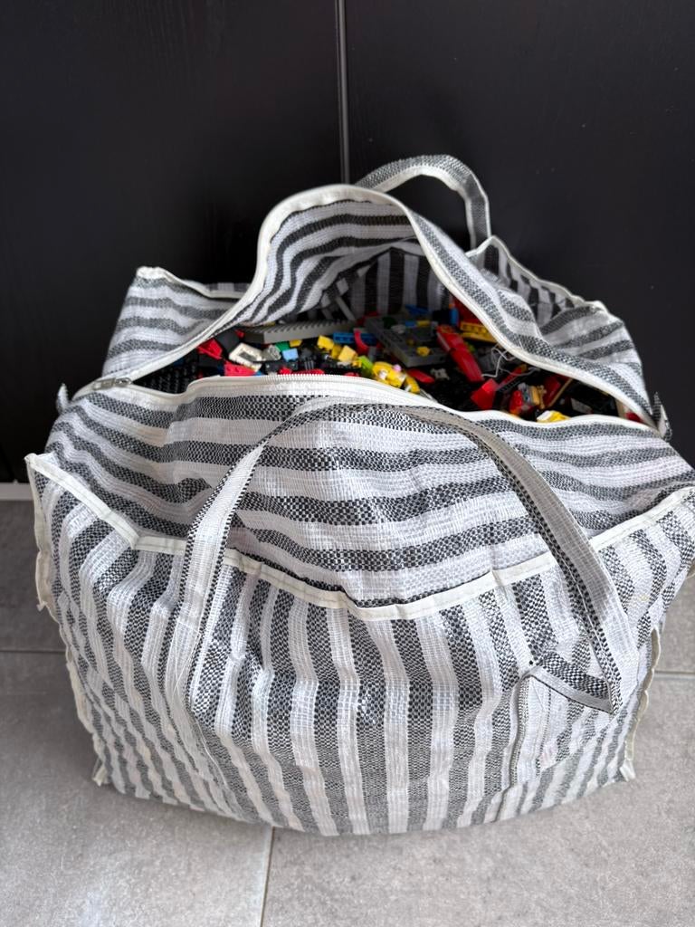 Lego, grote opberg tas vol, 25 kilo, Gebruikt, Overige thema's, Lego, Ophalen of Verzenden