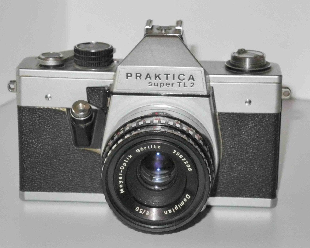 Praktica Super TL2 met een  50mm, Ophalen of Verzenden, Gebruikt, Spiegelreflex, Overige Merken