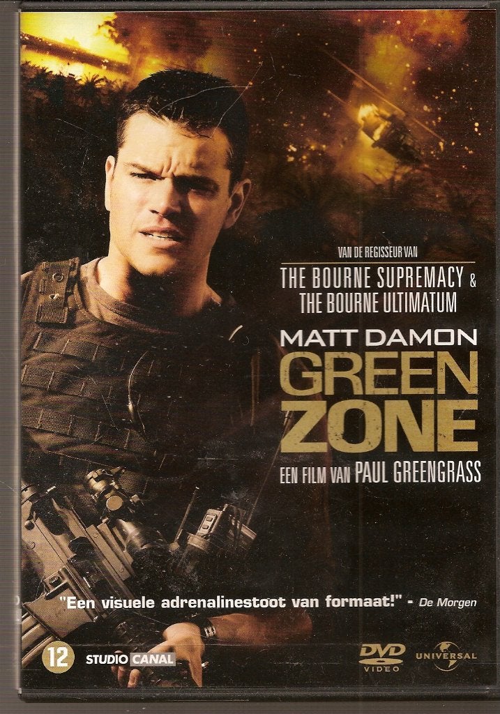 Green zone met o.a. Matt Damon, Cd's en Dvd's, Dvd's | Klassiekers, Nieuw in verpakking, Actie en Avontuur, 1980 tot heden, Alle leeftijden
