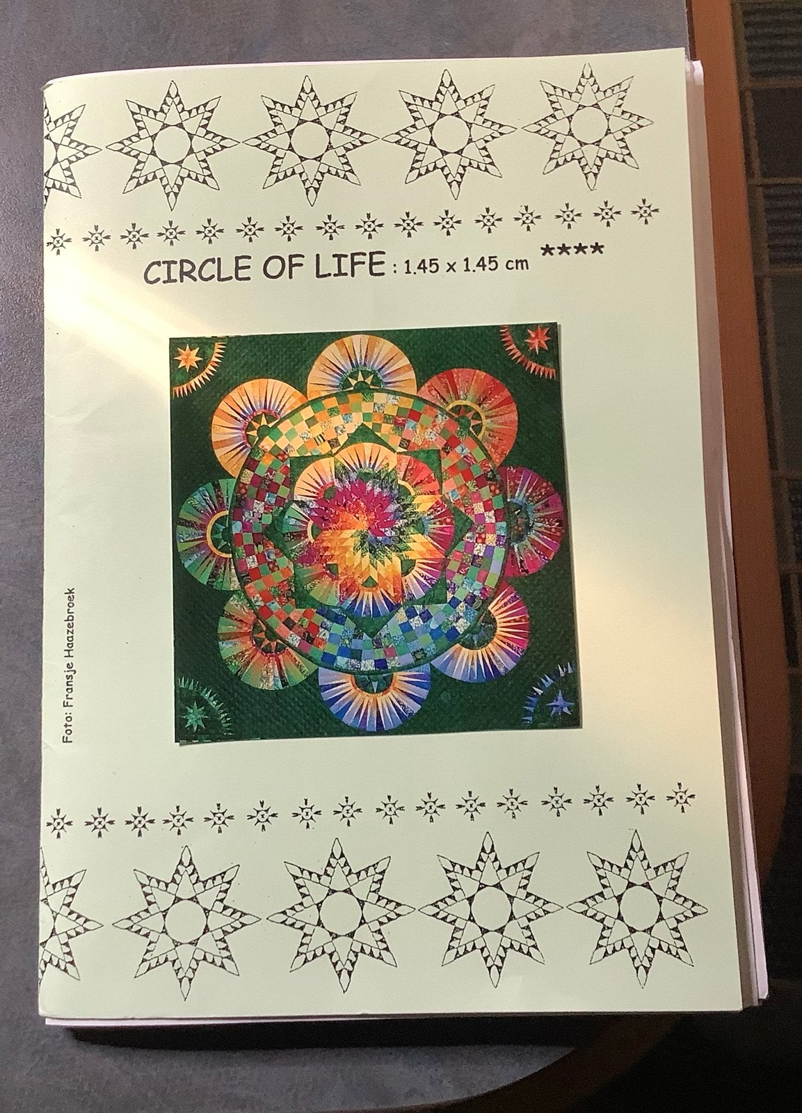 Quilt patroon "Circle of Life" van Jacqueline de Jonge, Ophalen of Verzenden