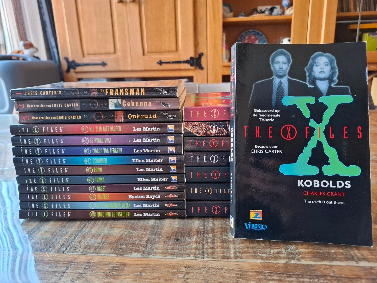Grote collectie The X-Files boeken - 21 stuks, Boeken, Romans, Ophalen, Gelezen, Diverse auteurs (o.a. Les Martin, Charles Grant, Chris Carter)