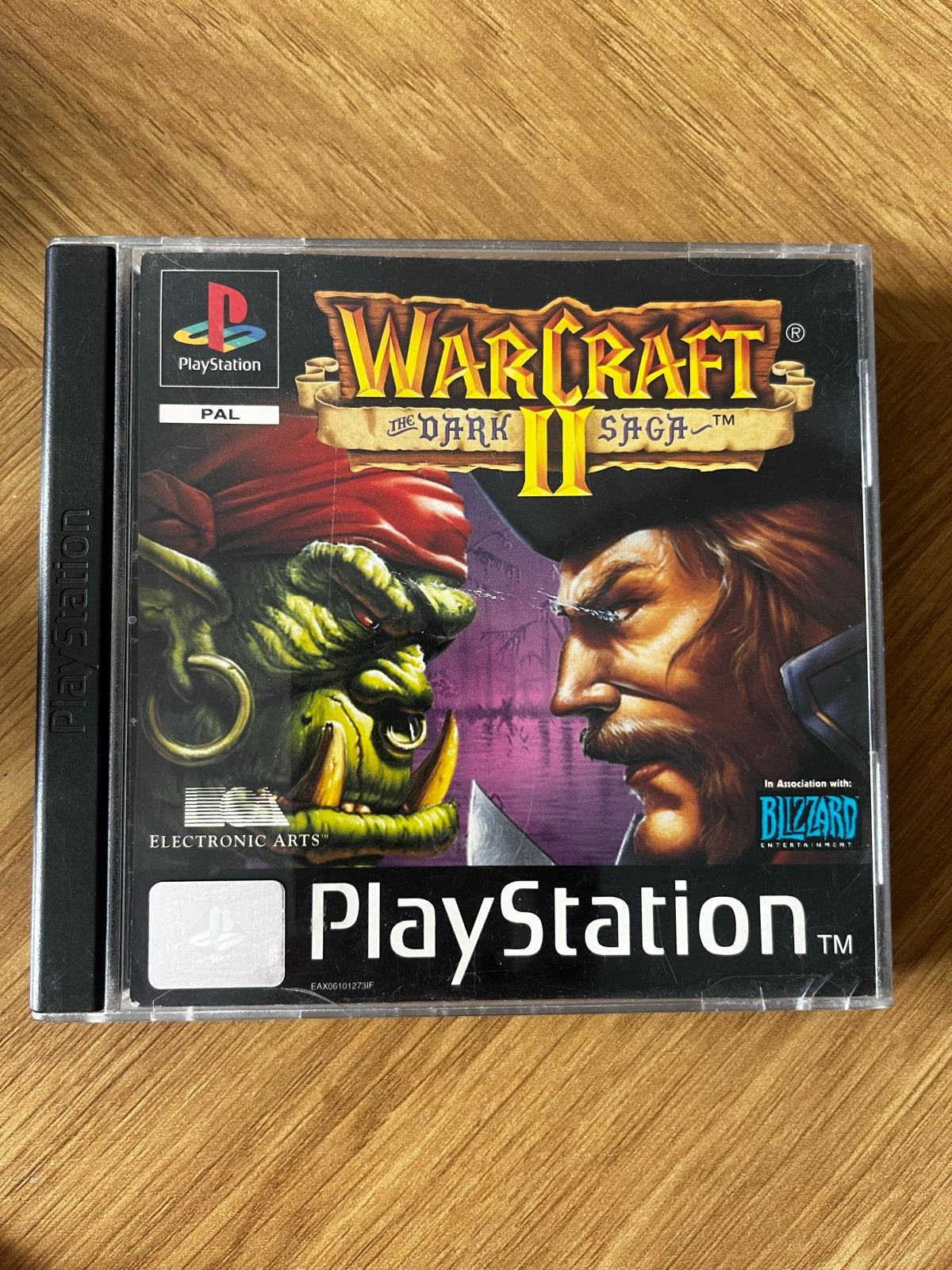Warcraft 2: The Dark Saga PlayStation 1 met handleiding, Spelcomputers en Games, Gebruikt, 1 speler, Ophalen of Verzenden, Strategie en Constructie